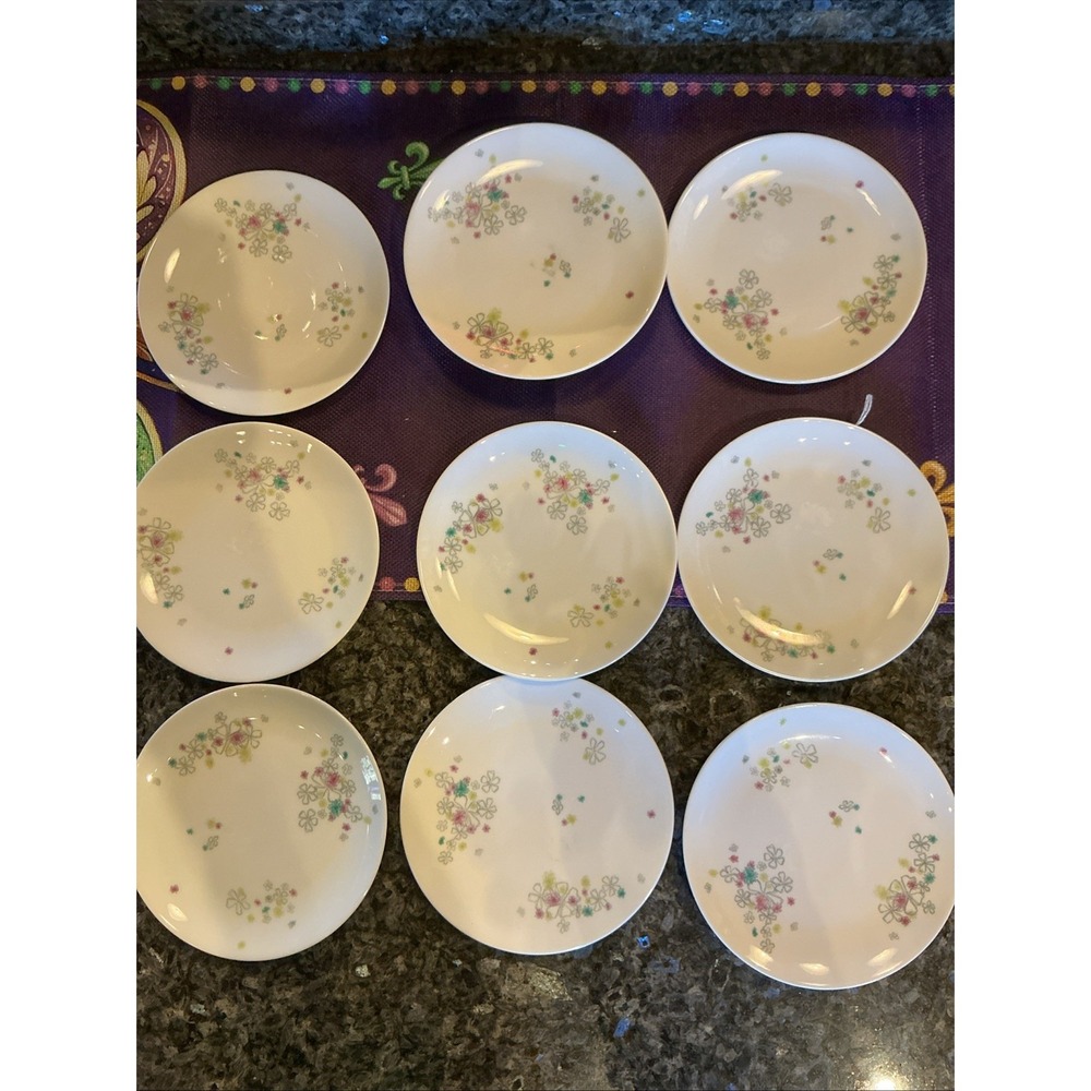 (12) 6" MCM Rosenthal Raymond Loews "Gayety" Continental China Plates